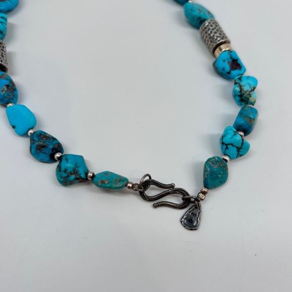 Silpada Designs Chunky Turquoise and Sterling Silver Necklace‎ - Picture 2 of 3